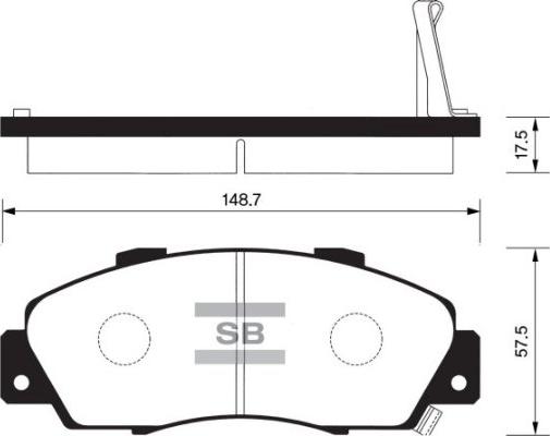 FI.BA FBP1076-F - Brake Pad Set, disc brake autospares.lv