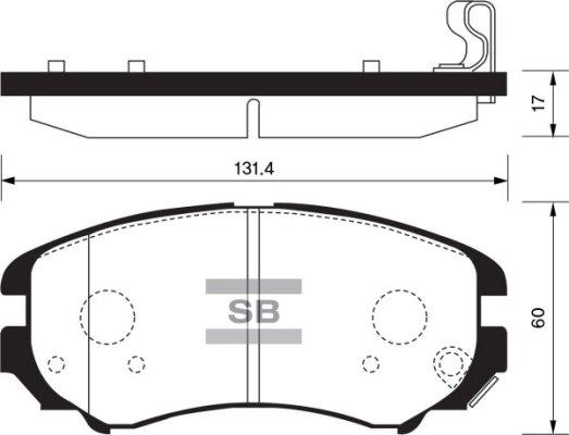 Jurid 572514J-D - Brake Pad Set, disc brake autospares.lv