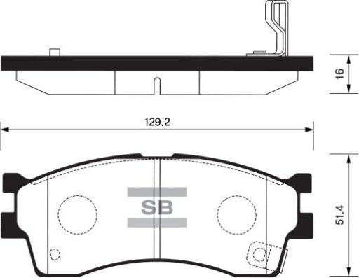 FI.BA FBP1113 - Brake Pad Set, disc brake autospares.lv