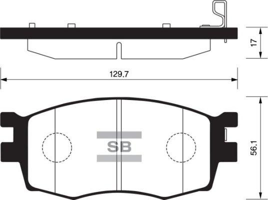 FI.BA FBP1186 - Brake Pad Set, disc brake autospares.lv