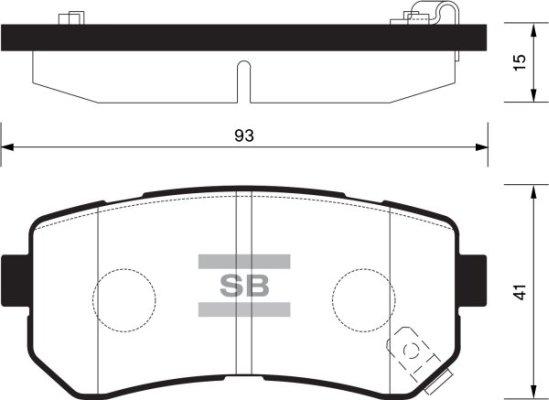 FI.BA FBP1187 - Brake Pad Set, disc brake autospares.lv