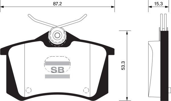 FI.BA FBP1391 - Brake Pad Set, disc brake autospares.lv