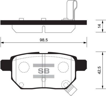 FI.BA FBP2094 - Brake Pad Set, disc brake autospares.lv