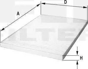 FIL Filter HCK 7172 - Filter, interior air autospares.lv