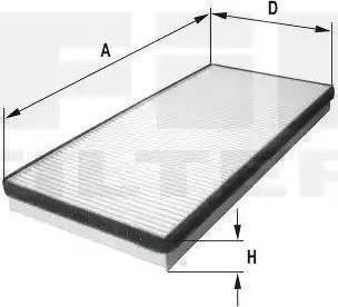 FIL Filter HCK 7033 - Filter, interior air autospares.lv