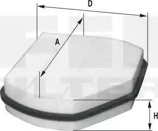 FIL Filter HCK 7037 - Filter, interior air autospares.lv