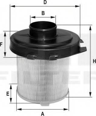 FIL Filter HP 2569 A - Air Filter, engine autospares.lv