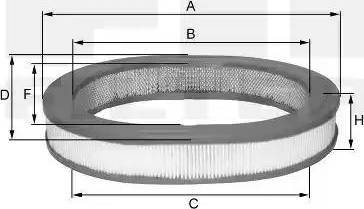 FIL Filter HPU 4412 - Air Filter, engine autospares.lv