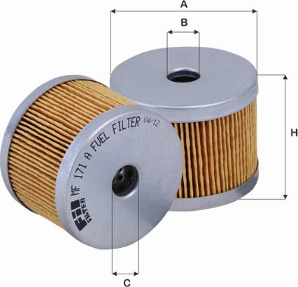 FIL Filter MF 171 A - Fuel filter autospares.lv