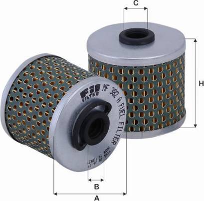 FIL Filter MF 382 A - Fuel filter autospares.lv