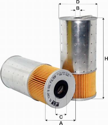 FIL Filter ML 1247 B - Oil Filter autospares.lv