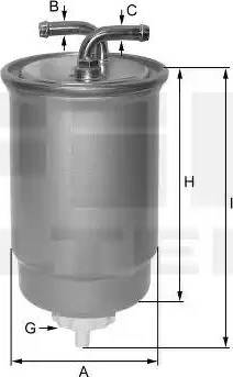 FIL Filter ZP 05/3 F - Fuel filter autospares.lv