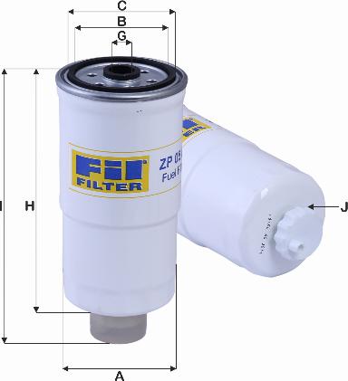 FIL Filter ZP 05 DF - Fuel filter autospares.lv