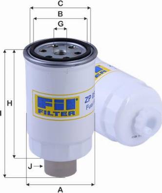 FIL Filter ZP 05 EF - Fuel filter autospares.lv