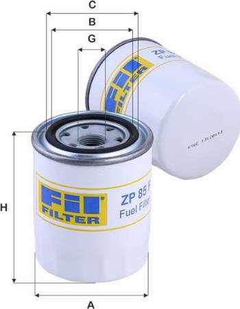 FIL Filter ZP 85 F - Fuel filter autospares.lv