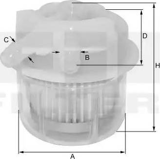 FIL Filter ZP 8064 FP - Fuel filter autospares.lv