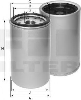 FIL Filter ZP 3167 F - Fuel filter autospares.lv