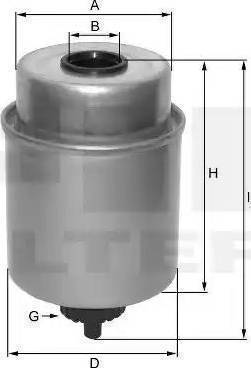 FIL Filter ZP 3801 F - Fuel filter autospares.lv