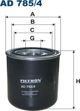 Filtron AD785/4 - Air Dryer Cartridge, compressed-air system autospares.lv