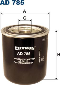 Filtron AD785 - Air Dryer Cartridge, compressed-air system autospares.lv