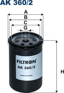 Filtron AK360/2 - Air Filter, engine autospares.lv