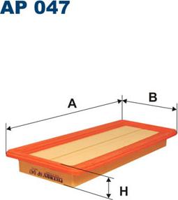 Filtron AP047 - Air Filter, engine autospares.lv