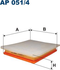 Filtron AP051/4 - Air Filter, engine autospares.lv