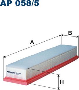 Filtron AP058/5 - Air Filter, engine autospares.lv