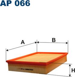 Filtron AP066 - Air Filter, engine autospares.lv