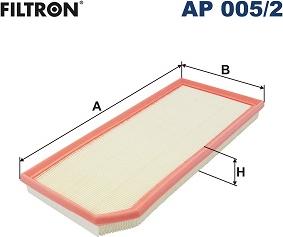 Filtron AP 005/2 - Air Filter, engine autospares.lv