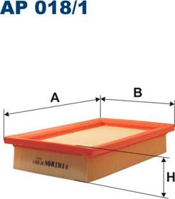Filtron AP018/1 - Air Filter, engine autospares.lv