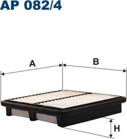 Filtron AP082/4 - Air Filter, engine autospares.lv