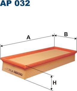 Filtron AP032 - Air Filter, engine autospares.lv