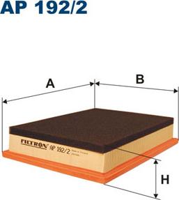 Filtron AP192/2 - Air Filter, engine autospares.lv