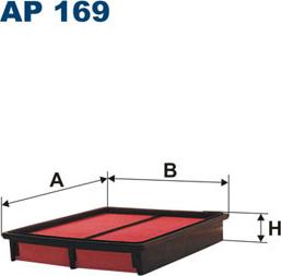 Filtron AP169 - Air Filter, engine autospares.lv