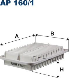 Filtron AP160/1 - Air Filter, engine autospares.lv