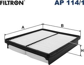 Filtron AP 114/1 - Air Filter, engine autospares.lv