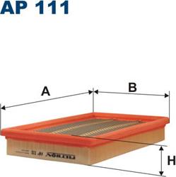 Filtron AP111 - Air Filter, engine autospares.lv