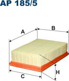 Filtron AP185/5 - Air Filter, engine autospares.lv