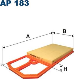 Filtron AP183 - Air Filter, engine autospares.lv