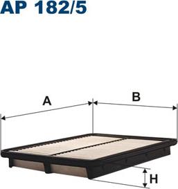 Filtron AP182/5 - Air Filter, engine autospares.lv