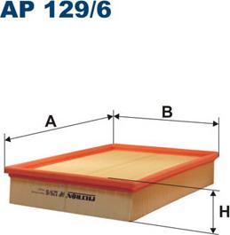 Filtron AP129/6 - Air Filter, engine autospares.lv