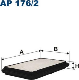 Filtron AP176/2 - Air Filter, engine autospares.lv