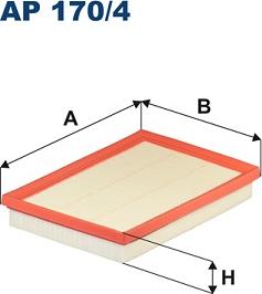 Filtron AP 170/4 - Air Filter, engine autospares.lv