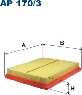 Filtron AP170/3 - Air Filter, engine autospares.lv