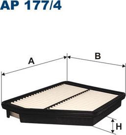 Filtron AP177/4 - Air Filter, engine autospares.lv