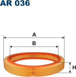 Filtron AR036 - Air Filter, engine autospares.lv