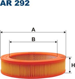 Filtron AR292 - Air Filter, engine autospares.lv