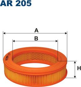 Filtron AR205 - Air Filter, engine autospares.lv