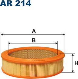 Filtron AR214 - Air Filter, engine autospares.lv